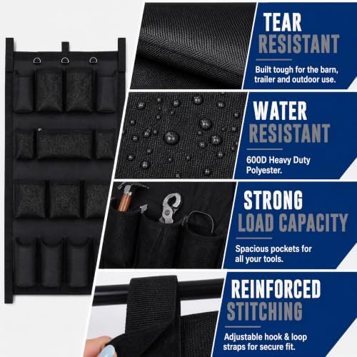 Horse Trailer Grooming Bag, Horse Door Caddy, Farm Tool Storage Bag - Image 3