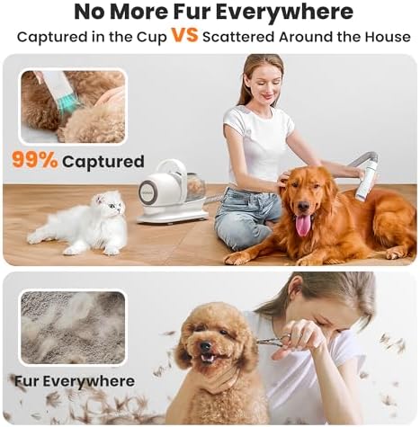 Neakasa P1 Pro Dog Grooming Vacuum, 6-in-1 Kit, 2-Year Protection Plan - Image 4
