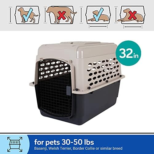 Petmate Vari Dog Kennel, Taupe and Black - Image 3