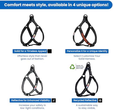 Pawtitas Solid Step-in Dog Harness – Adjustable No-Pull Vest - Image 3