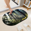 Beautiful Forest Landscape Super Absorbent Quick-Drying Bathroom Mat Rug by ZHUZHISHAN