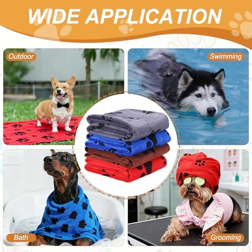 Microfiber Dog Towels Drying Dogs 40x20 in Super Soft - Image 7