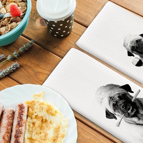 Dog Kitchen Towels Decor Set of 2 - Image 4
