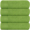 GLAMBURG Ultra Soft 4 Pack Oversized Bath Towel Set 27x54 inches, 100% Cotton by GLAMBURG