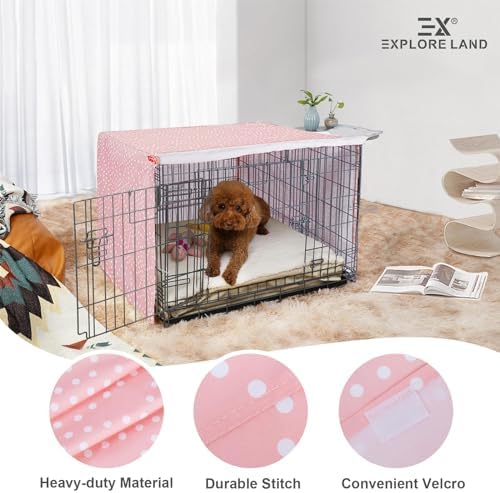 Explore Land Pattern Dog Crate Cover, 42 Inches - Image 4