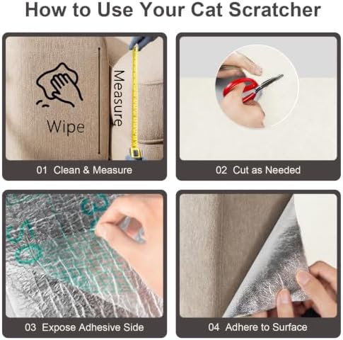 Cat Scratcher, 39.7x15.7” Cat Scratch Furniture Protector - Image 5