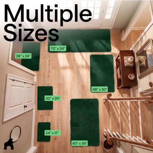 GORILLA GRIP SoakSTOPPER Dog Door Mat, Machine Wash and Dry, 36x24 Green - Image 2