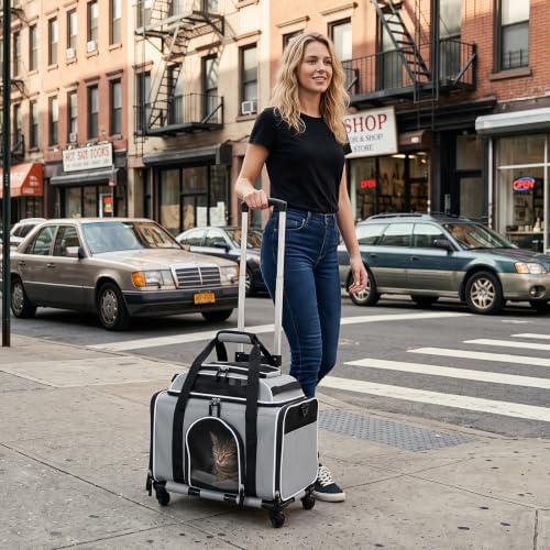 PETSITE Rolling Cat Carrier - Image 2