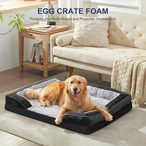 FURTIME Orthopedic Supportive Large Dog Bed, XL Waterproof Pet Bed - Image 6