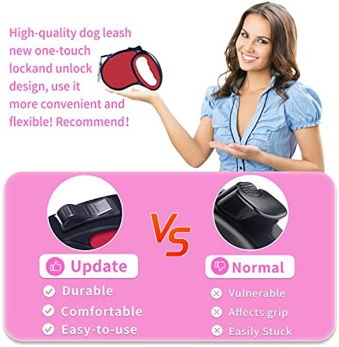 Retractable Dog Leash 16Ft/5M for Small Medium Dogs - Image 3