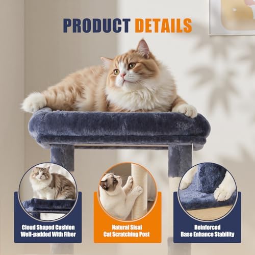 Sweetcrispy 63 Inch Cat Tree Tower - Image 4