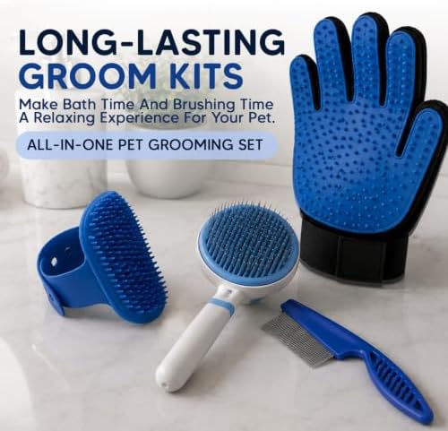 NVNAN 5-Piece Dog Grooming Brush Set - Image 2