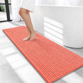 OLANLY Thick Chenille Bathroom Runner Rugs 47x17, Absorbent Bath Mat by OLANLY