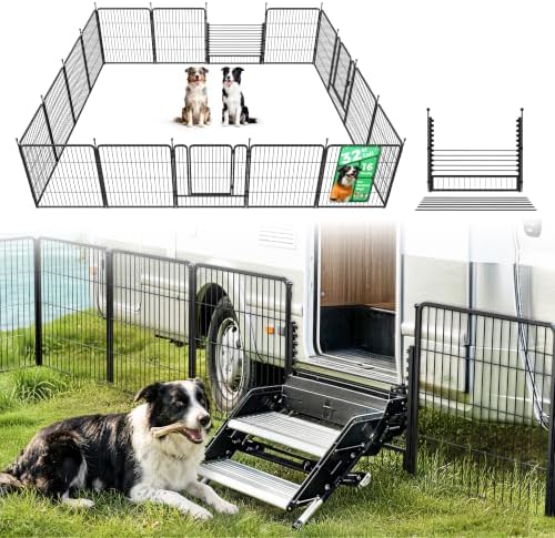 FXW Rollick Dog Playpen with RV Step Grid by FXW