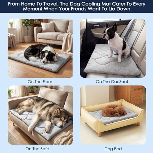 ASENKU Dog Cooling Mat, Portable & Durable Cooling Mat - Image 5