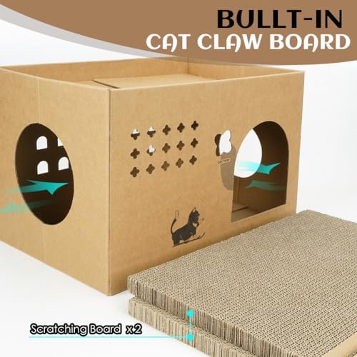 ARGOPET Cat Cardboard House - Image 3