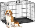 FDW | 30" Foldable Metal Dog Crate | Dark Black | Cage by FDW