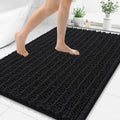 Smiry Bathroom Rugs 50X30, Extra Soft Rubber Backing Chenille Bath Mats by Smiry