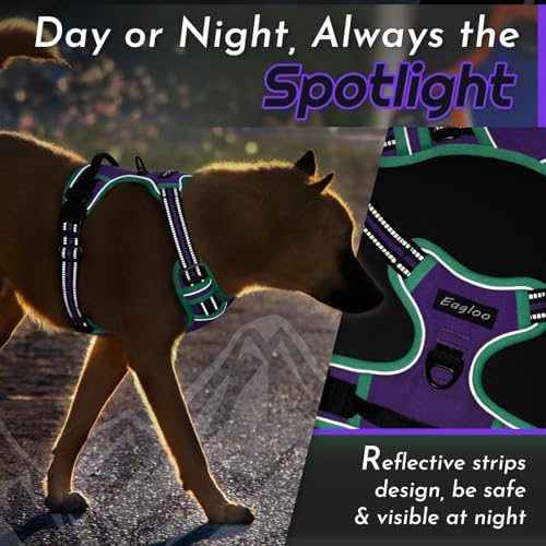 Eagloo Dog Harness for Large Dogs, No Pull Pet Vest - Image 7