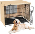 X-ZONE PET Dog Crate Cover Waterproof Kennel Cover, 24 in Beige by X-ZONEPET