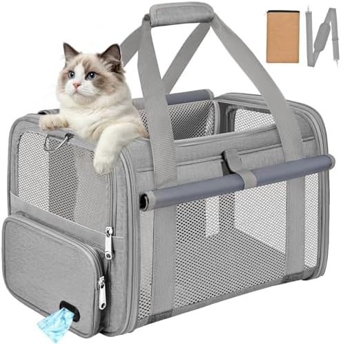 Soft Cat Carrier for Anxious Pets by ZENTREON