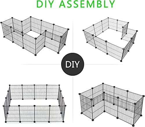 LURIVA Small Animal Playpen, Guinea Pig Cages, Pet Playpen, Rabbit Cage - Image 7