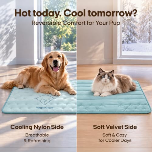 Vagascape Dog Crate Pad, Reversible Warm/Cooling Mat - Image 2
