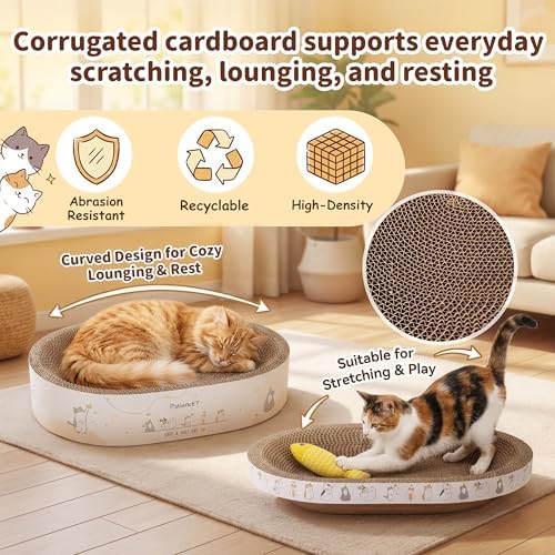 PatiencET 3-in-1 Cat Scratcher Cardboard Set - Image 4