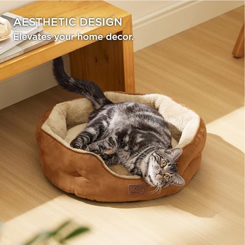 Bedsure Small Dog Bed Washable, Round Cat Beds - Image 5