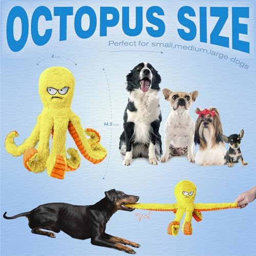 LEGEND SANDY Tough Dog Toys, Squeaky Large Dog Toy, Stuffed Puppy Chew Toys - Image 5