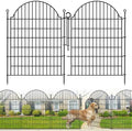 5 Panels No Dig Decorative Garden Fence by Blingluck