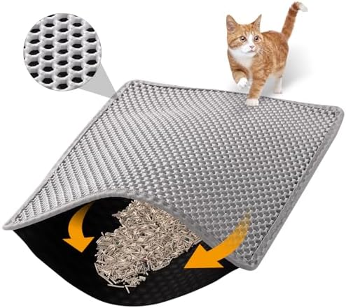 ondware Cat Litter Mat 24 x 15 in, Double Layer, Waterproof by ondware