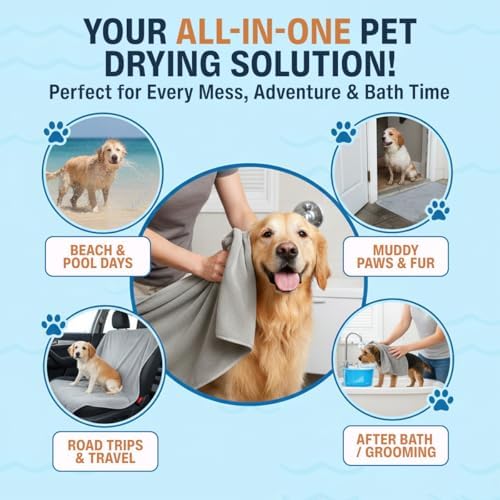 Dog Towel Keeps Your Pet Cozy After Every Use – Microfiber Towels - Image 6