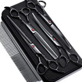 Gimars 7.0in Professional 4CR Stainless Steel Safety Round Tip 6 in 1 Dog by Gimars
