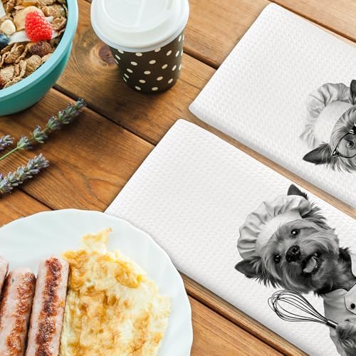 Dog Kitchen Towels Decor Set of 2 - Image 4