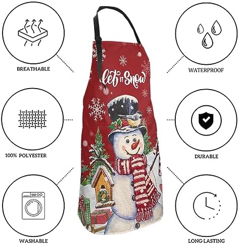 Giwawa Apron Unisex Resistant 33 x 28 inches - Image 6