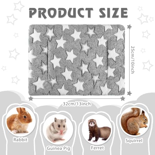 Haull 4 Pcs Waterproof Guinea Pig Bedding Mat, 13 x 10 - Image 2