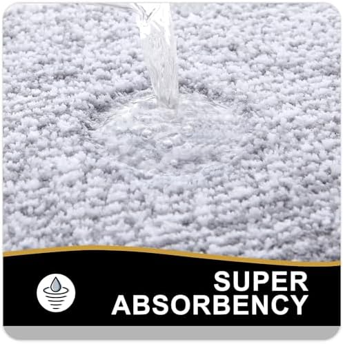 OLANLY Large Bathroom Rugs 47x32, Soft Absorbent Microfiber Bath Rugs - Image 3