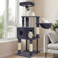 Heybly Cat Tree with Toy, 49 inch Cat Tower by HEYBLY