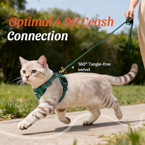 Dooradar Cat Harness and Leash Set, Adjustable and Escape Proof - Image 7