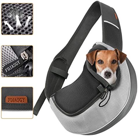 FDJASGY Pet Sling Carrier for Small Dogs Cats, Breathable Mesh Travelling Hand - Image 7