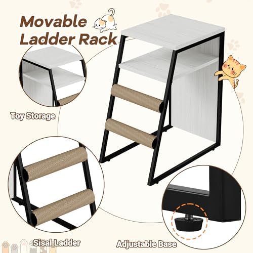 TrailBlaze Modern Double Cat Litter Box Enclosure Furniture – Hidden Storage - Image 6