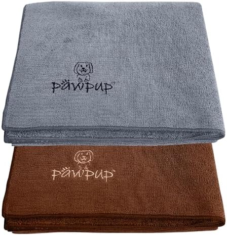 Dog Towels for Drying Dogs Super Absorbent Microfiber Pet Grooming Towel for by PAWPUP