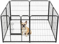 NEWBULIG Dog Playpen Indoor 32 Inch 8 Panels, Metal Outdoor Dog Fence Pen by NEWBULIG