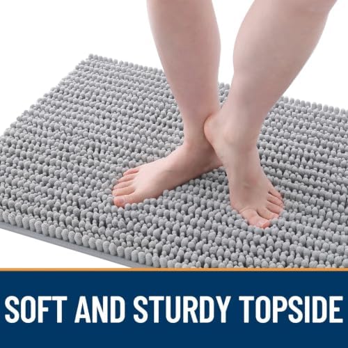 OLANLY Dog Door Mat for Muddy Paws 30x20, Ultra-Absorbent Chenille Mud Mat - Image 3