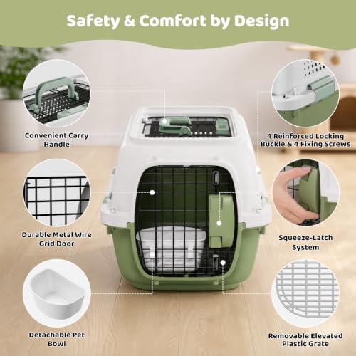 Athena Collection 23" Hard-Sided Pet Carrier - Image 5