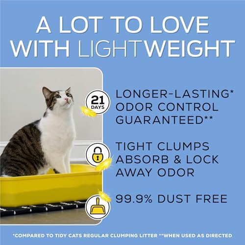 Purina Tidy Cats LightWeight Glade Clear Springs Litter, 17 lb - Image 6