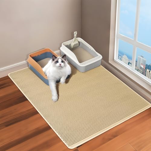 Large Cat Litter Box Mat, Litter box Mat by USHARP