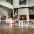 Regalo Safety 24"-192" Metal Double Door Baby Gate & Play Yard by Regalo