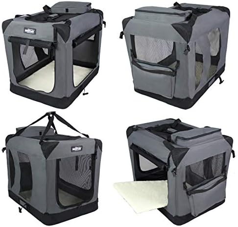 EliteField 3-Door Soft Dog Crate - Image 4